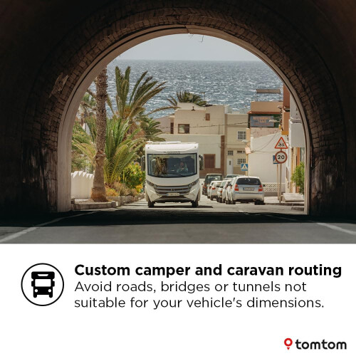 TomTom Campervan and Caravan Sat Nav GO Camper Max 1
