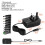 12V 2A DC Power Supply UK Plug AC Adapter with 8 D 6