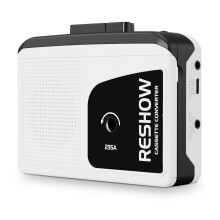 Reshow Portable Cassette Player with Built-in Spea