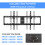 unho 32-85" Fixed TV Wall Mount Bracket Tilt Ultra 6