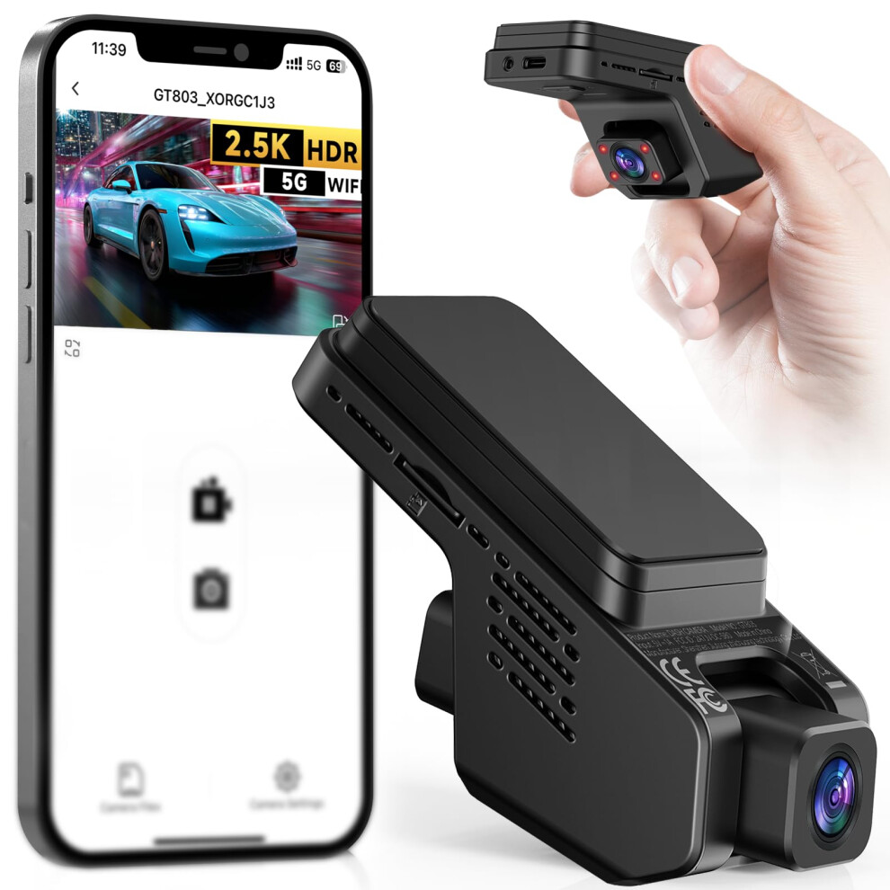 Veement Dash Cam Front And Inside 2.5K+1080P Mini 31149693