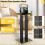 Height Adjustable Speaker Stands with Cable Manage 3
