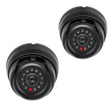 kwmobile Dummy Camera with Light - Fake CCTV Secur