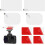 LUCTHY Double-Sided Sticker Adhesive Pad and Car W 1