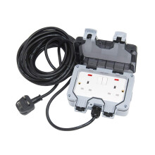 Outdoor Extension Lead 10M Waterproof IP66 Garden