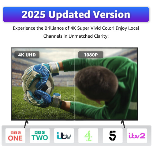 Indoor TV Aerial with Magnetic Base – Compact Digi 1