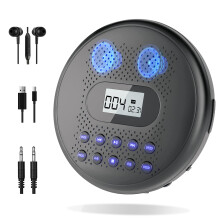 ARAFUNA Portable CD Player with Dual Stereo Speake