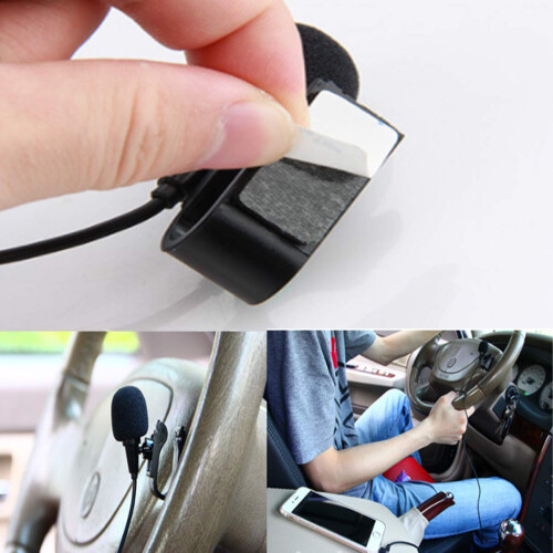 MICMXMO 3.5 mm Car Microphone Portable External Mi 2