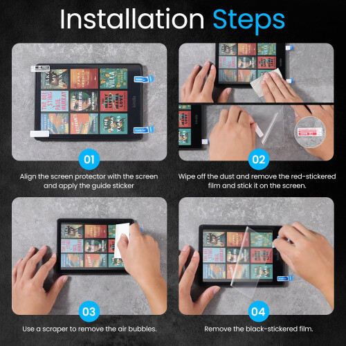 MoKo 2 Pack Screen Protector for 7" Kindle Paperwh 2