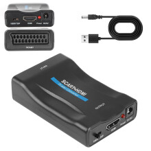 Jesiah SCART to HDMI Converter, SCART to HDMI Adap