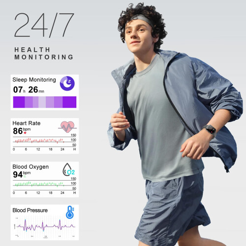 Smart Watch(Answer/Make Calls), 2.01" Smart Watche 2