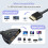 Herfair HDMI Switch,HDMI Splitter 2 in 1 Out,Manua 2