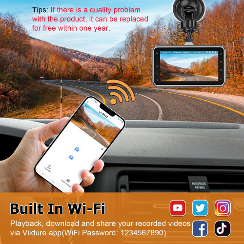 Diamond Lark Dash Cam 2K Front and 1080P Rear Buil 2