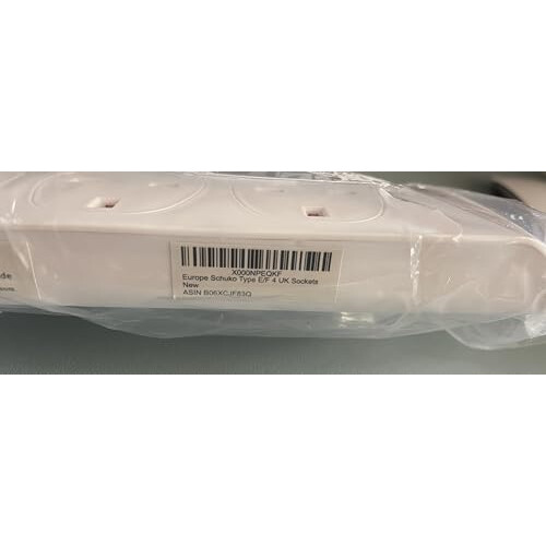 Europe Schuko Type E/F Travel Adaptor Extension 4 1