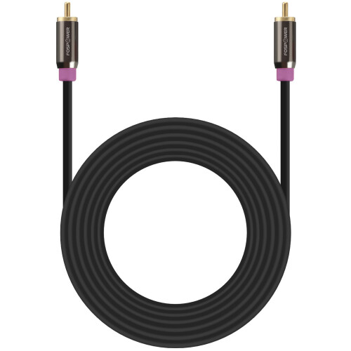 FosPower Subwoofer Cable (25 FT) RCA to RCA Audio 1