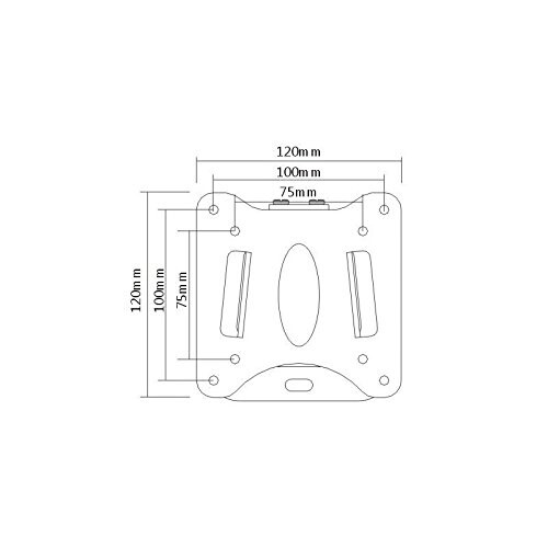 electrosmart Fixed Surface TV Wall Mount Bracket 7 1