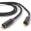 FosPower Subwoofer Cable (25 FT) RCA to RCA Audio 3