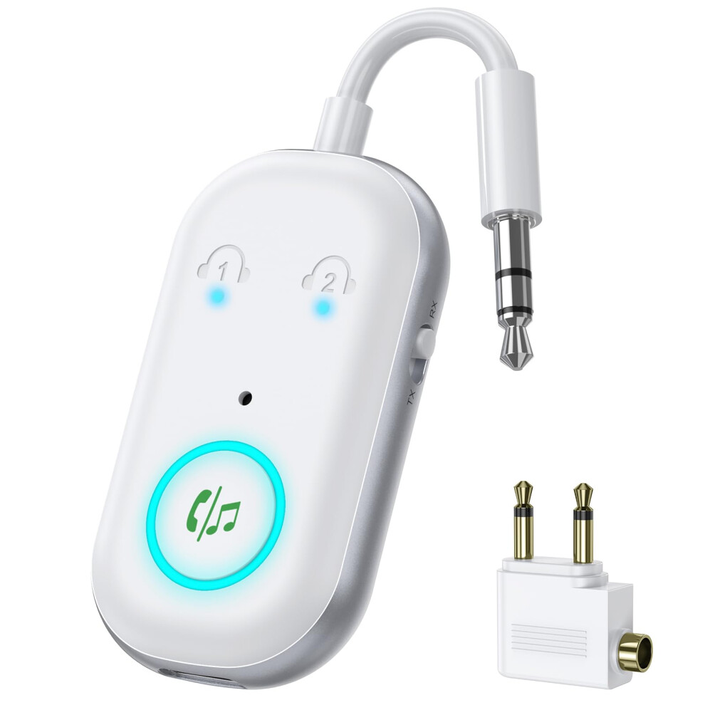 Bluetooth 5.3 Transmitter Receiver, 2-In-1 Airplan 95559568