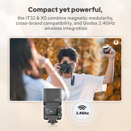 Godox Godox iT32 TTL Camera Flash & X5 N Wireless Flash 1