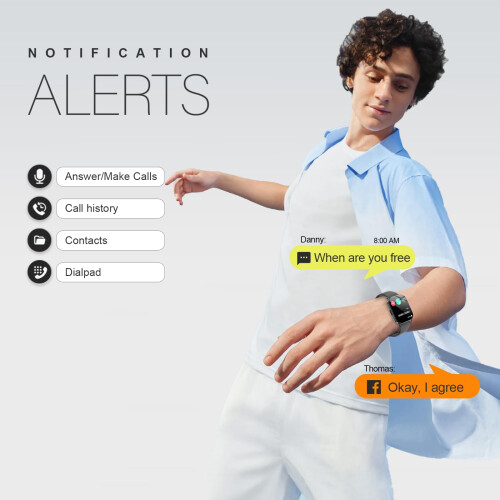 Smart Watch(Answer/Make Calls), 2.01" Smart Watche 1
