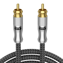 EMK RCA Cable Subwoofer Cable Digital Coaxial Audi
