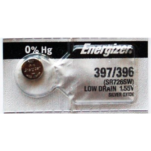 Energizer 2PC Energizer 397 396 SR726SW SR726W Silver Oxide