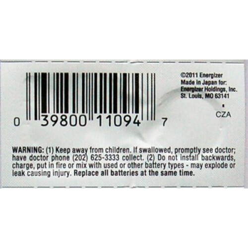 Energizer 2PC Energizer 397 396 SR726SW SR726W Silver Oxide 1