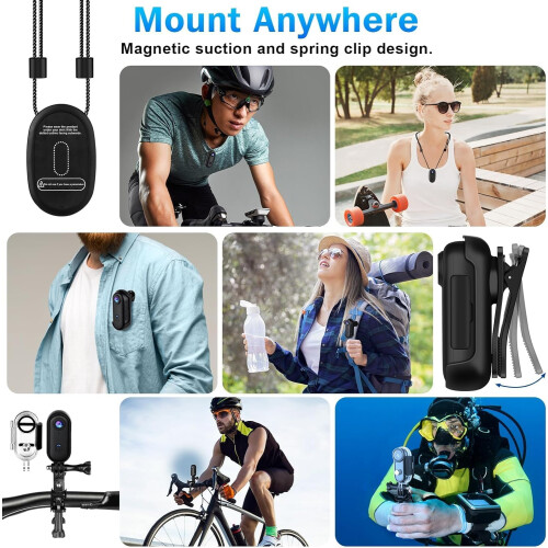 Mini Thumb Action Camera 120 Wide Angle Lens 1080 2