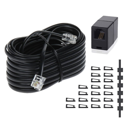 HAWAKA Phone Extension Cord 33FT, Long Telephone C