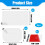 LUCTHY Double-Sided Sticker Adhesive Pad and Car W 2