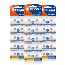 30PCS Ag1 Watch Batteries, PKCELL SR621SW AG1 364