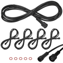 M METERXITY 5-Pack Waterproof Extension Cable, 2 P