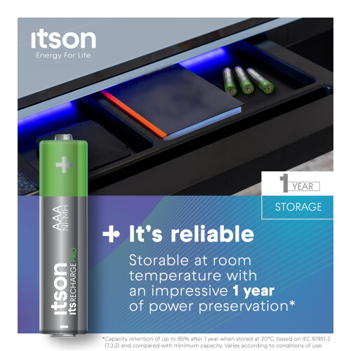 ITSON, AAA rechargeable battery, PRO, pack of 8, p 2