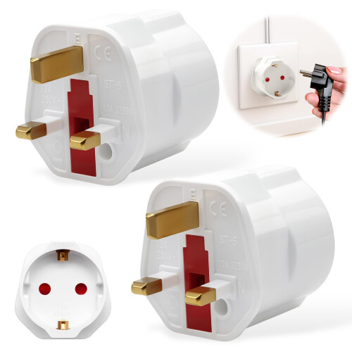 White Travel Interface Connector Piece with Protec