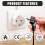 White Travel Interface Connector Piece with Protec 4