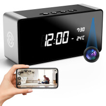Tccbac 4k WiFi Clock Video Camera - Nanny Cam for