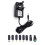 JZK 9V 2A Power adapter with 8 Tips, 9 V Adaptor, 1
