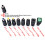 JZK 9V 2A Power adapter with 8 Tips, 9 V Adaptor, 4