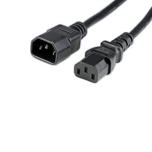 Ex-Pro 0.5m IEC C14 to IEC C13 Power Lead Extensio