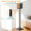 ELIVED Adjustable Height Speaker Stands, Extend 86 5