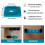 5 Pack Rozlchar Battery Holder Compatible for Bosc 2