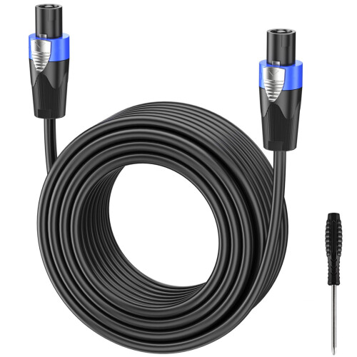 GCTBL 5M Speakon Cable Audio Amplifier Speakon to