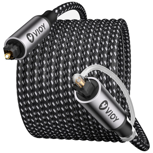 VIOY Optical Audio Cable 3M, Long Digital Fiber Op