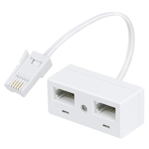 1 Pcs BT Telephone Splitters 2 Way Sockets, Splitt
