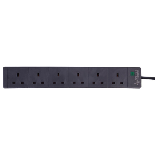 PRO ELEC pl12986 Surge Protected Extension Lead, 6