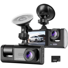 JORPETS HD 1080P Dash Cam Front and Inside, 2 Chan