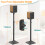 ELIVED Adjustable Height Speaker Stands, Extend 86 2