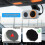 6pcs Metal Dash Cam Adhesive Piece Replacement for 4
