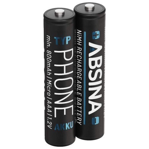 ABSINA AAA rechargeable batteries for cordless pho