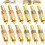 RUNCCI-YUN 12pcs RCA Male Plug, w/Spring Adapter, 1